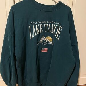 Abercrombie & Fitch Blue Crewneck Sweater